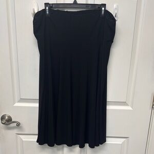 Dressbarn Black A-Line Skirt